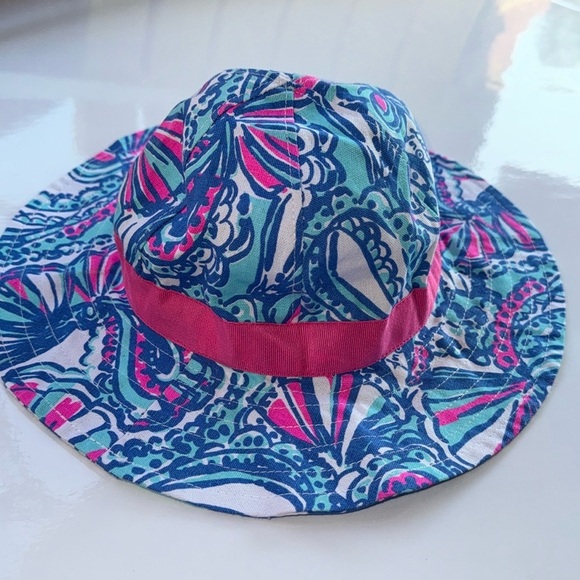 Lilly Pulitzer for Target My Fans Floppy Hat - Picture 1 of 5